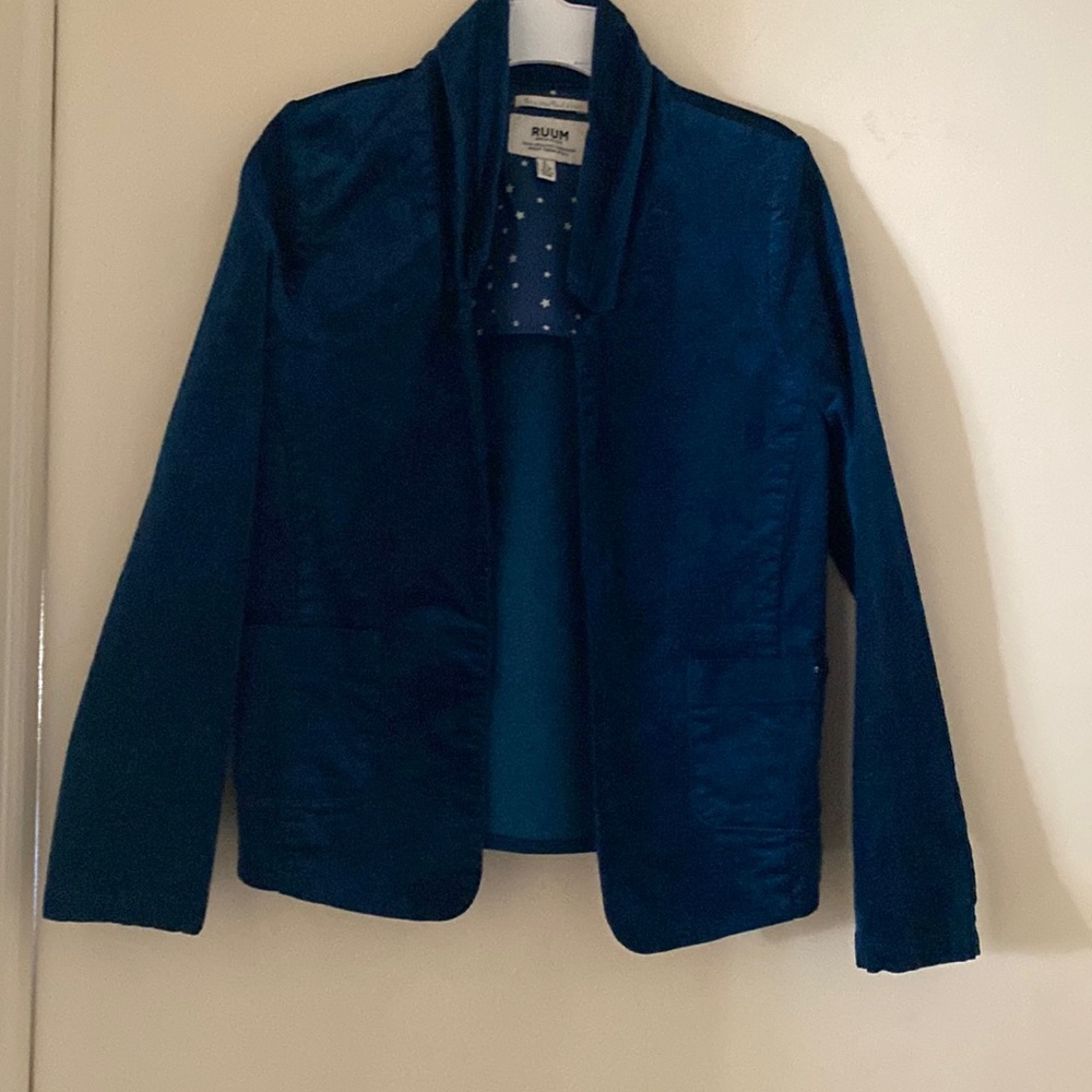 Ruum Girls Velvet Blazer Jacket Large Size Large 12
